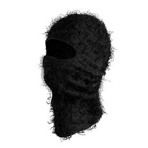 Kids Distressed Balaclava Ski Mask Full Face Knitted Balaclava Ski Mask